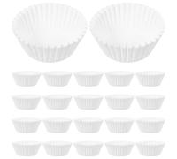 Zerodeko de Moldes de Papel y Repostería para Fiestas 1000 Piezas Soportes Desechables para Hornear Diseño Sencillo y Delicada para Blancos