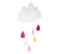 Zerodeko Decoración Colgante De Nube y De Lluvia Para Habitaciones Infantiles Accesorios De Decoración Para Bebés y Niño Niña Para Shower y Habitaciones De Sueños