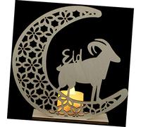Zerodeko Decoración De Iluminación De Banda Velas Electricas Velas De Té Ligero Condujo Noche Aplique De Pared Que Funciona con Recargable Luces Lámpara Led De Madera Golden