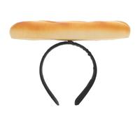 Zerodeko Diadema Adecuado para Mujeres y Niñas de Pan Baguette Ligera y Versátil, Hecha de Tela y Plástico para Cosplay y Maquillaje en Fiestas y Sesiones Fotográficas