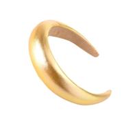 Zerodeko Diadema Ancha para Mujeres y Niñas de Esponja Cabello de Tela Dorada, Banda Sencilla y Cómoda Adecuado para Uso Diario y Aplicación de Mascarilla