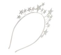 Zerodeko Diadema de Agua Brillantes de Imitación en Plata, Ligera y Lujosa para Boda y Fiesta de Aniversario, Adorno Elegante Cabeza sin Desvanecerse