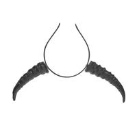 Zerodeko Diadema de Cuernos Demoníacos Ligera y Ajustable para Mujer en Halloween, Accesorios de Plástico para Cosplay y Fiestas Temáticas