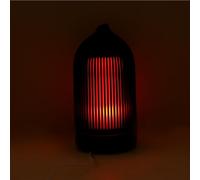 Zerodeko Difusor de Aroma USB Mini Humidificador Ultrasónico, Luz LED Multicolor, Diseño Madera Oscura, 5v para Escritorio y Hogar, Ambientador Portátil para Oficina y Habitación