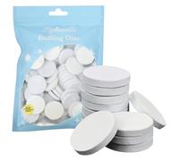 Zerodeko Discos de Lijado para Uñas 50 Piezas Ø20Mm Autoadhesivos Almohadillas de Pulido para Manicura y Pedicura Accesorios para Alisar Eliminar Estrías y Brillar Kit Profesional para