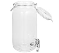 Zerodeko Dispensador de Bebidas y Almacenamiento de Jugos y Vinos de con Grifo, Capacidad 2l, Material y Abs, Adecuado para Cocina