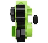 Zerodeko Dispensador de Cinta Térmica Multifuncional Semi-Automático Cortador Práctico para Cinta de 1 a 3 Pulgadas Soporte Resistente Color Verde 46 MM Adecuado para Oficina y
