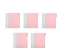 Zerodeko Divisores de Índice Profesionales de Pp Pestañas Escribibles, 20 Piezas en Varios Colores para Documentos y Investigaciones