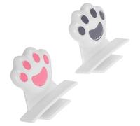 Zerodeko Elevador de Tapa de Inodoro Gato 2 Unidades Abs Colores Surtidos Dispositivo Elevador Asiento Baño Kit Reparación Accesorios para Baños sin Contacto Higiénico Uso Color Aleatorio