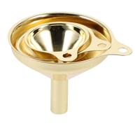 Zerodeko Embudo de Acero Inoxidable 3 Piezas, Embudos de Aceite y Líquidos, Diseño de Boca Ancha para Cocina y Transferencia Fácil en Hogar