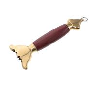 Zerodeko Empuñadura de Espada de Madera Roja para Tai Chi y Artes Marciales Mango Ergonómico Reemplazable Tornillo de Cobre Accesorio para Entrenamiento y Competición Protector de Mano