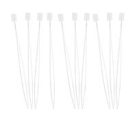 Zerodeko Enhebrador para Agujas de Coser a Mano 10 Piezas, Alambre de Acero 0.15x150mm, Color Claro, Herramienta Práctica para Bordado, Costura y Abalorios, Adecuado DIY