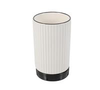 Zerodeko Escurre Cubiertos de Cerámica Blanco para Utensilios de Cocina Diseño Minimalista y Organizador Multiusos Adecuado como Complemento Cocina