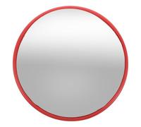 Zerodeko Espejo convexo para puntos ciegos, irrompible, con amplio campo de visión de 230°, ideal para entradas de vehículos, intersecciones, almacenes, carreteras y grandes áreas, para interiores