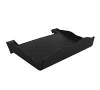Zerodeko Estante de Pared Montado en Pared Negro de Tablero Perforado de Hierro para Almacenamiento Versátil Adecuado para Habitaciones de Gaming y Dormitorios