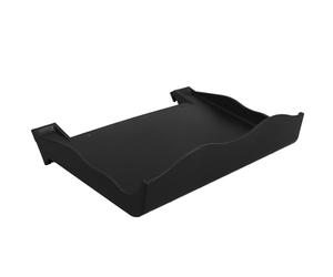 Zerodeko Estante de Pared Montado en Pared Negro de Tablero Perforado de Hierro para Almacenamiento Versátil Adecuado para Habitaciones de Gaming y Dormitorios