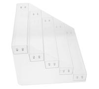 Zerodeko Estante Vertical Acrílico de Cinco Niveles para Cigarrillos | Capacidad Cincuenta Paquetes, Diseño Moderno y Simple, Uso en Armario o Encimera