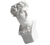 Zerodeko Estatua Clásica de Busto de Resina con Florero para Flores Soporte para Brochas de Maquillaje y Portalápices para Hogar y Oficina Busto Decorativo B款
