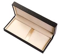 Zerodeko Estuche para Bolígrafos Negro Multifunción, Caja para Bolígrafo de Tamaño Pequeño, Material Resistente y Durable, Diseño Tapa Abatible, Adecuado para Oficina, Negocios y Eventos