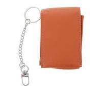 Zerodeko Estuche para Labiales con Espejo Marrón, Organizador Compacto y Portátil para Maquillaje de Viaje y Bolso, Bolsa Práctica para Almacenamiento de Pintalabios