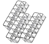 Zerodeko Expositor de Pintalabios 12 Compartimentos, Organizador de Maquillaje Acrílico Transparente, Set de 3 Unidades para Escritorio, Almacenamiento para Cosméticos y Brochas, Accesorio