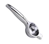 Zerodeko Exprimidor Manual de y Naranja de Zinc Aleación Squeezer de Frutas Ergonomico Exprimidor de Jugos de Mano para y Pomelos Color Plata