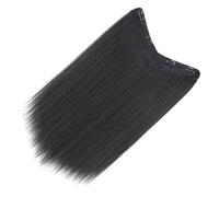 Zerodeko Extensiones de Cabello Clip In Tipo Pieza Sintética Larga Postizo Natural para Mujer Uso Diario y Fiestas Material Seguro y Cómodo