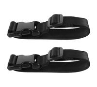 Zerodeko Extensor de Cinturón para Bolso y Riñonera, 2 Correas Ajustables Resistentes Negras, Accesorio Versátil para Riñoneras Deportivas y Bolsos de Mujer