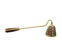 Zerodeko Extintor de Velas Metálico con Diseño de Estrella de Strass Herramienta de Extinción Segura y Elegante con Mango para Hogar Bodas y Fiestas