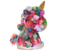 Zerodeko Figurita de Unicornio de Natural Estatua Decorativa con Piedras de Chakra Adorno Coleccionable para Escritorio y Hogar Regalo Simbólico de Buena