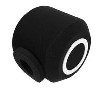 Zerodeko Filtro Antipop de Espuma Insonorizante para Micrófono C1 Reducción de Ruido, Funda Protectora Negra Marco Claro, Accesorio para Equipo de Grabación y Producción Musical