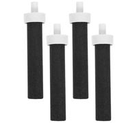 Zerodeko Filtro de Botella para Agua Deportiva Compatible con Brita Bb06, Cartucho de Filtro Reemplazable Negro 4 Piezas, Purificador Portátil para Senderismo y Actividades al Aire Libre