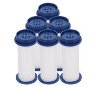 Zerodeko Filtro de Ducha de Repuesto Pack de 6 Piezas Núcleo de Algodón Pp Blanco, Filtro para Cabezal que Atrapa Partículas y Filtra Polvo para Uso Doméstico