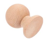 Zerodeko Finial de Madera sin Acabado para Interiores Remates Decorativos para Postes de Cama Cabezal para Barra de Cortina Diseño Tallado Acabado Natural para Proyectos DIY
