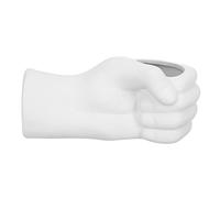 Zerodeko Fist Shaped Ceramic Dried Flower Vase Modern Creative Home Decor Vase For Dried Flowers and Arrangements Smooth Surface and Premium Craftsmanship For Living