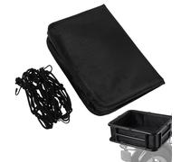 Zerodeko Forro para Cesta de Bicicleta con Bolsa de Red Elástica Protección contra Suciedad Compatible con Cesta Trasera y Portabicicletas Adecuado para Viajes y Bikepacking