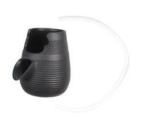 Zerodeko Fuente De Agua Circulante para Jardín Maceta De Cerámica Cascada Decoración para Estanque De Patio Fuente De Cascada para Jardín De Agua para Patio Jarrón De Cerámica para Pecera