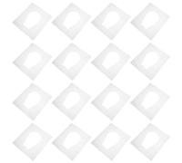 Zerodeko Funda de Inodoro Portátil Desechable de Papel Blanco, Cojín Ligero para Asiento de WC, 100 Piezas para Camping y Estaciones, Uso para Adultos y Familias