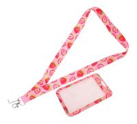 Zerodeko Funda para Credencial Escolar y Porta Tarjeta para Personal Médico con Cordón de Poliéster, Resistente para Uso en Casa y Actividades al Aire Libre