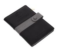 Zerodeko Funda para Pasaporte de PU Protección Antifraude y Almacenamiento de Tarjetas, Diseño Simple y Resistente para Viajes y Negocios Esenciales