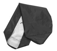 Zerodeko Funda para Teclado de Piano Eléctrico de 61 Teclas Cubierta Protectora Negra Resistente y Ajustable Cordón para Uso Infantil y Protección Antipolvo