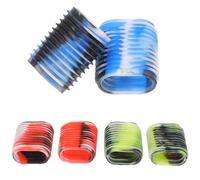 Zerodeko Fundas de Goma Antideslizantes para Manivela de Carrete de Pesca 6 Piezas Colores Rojo Azul Verde para Accesorios Pesca y Agarre Cómodo Jornadas Largas