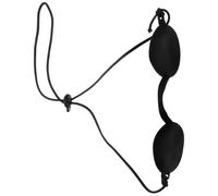 Zerodeko Gafas de Protección Ocular para Terapia Ipl y Láser Material de Silicona Negro, Adecuadas para Eliminación de Tatuajes y Blanqueamiento Dental
