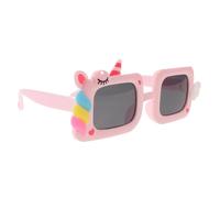 Zerodeko Gafas de Sol Lentes Cuadrados Cómodos y Fáciles de Mantener en Silicona Rosa Diseño de Unicornio Ideales para Exteriores y Parques
