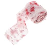 Zerodeko Gasa Sangrienta de Tela para Decoración de Halloween, Accesorio Espeluznante de Aislamiento Diseño Único para Escenas Terroríficas