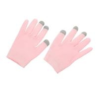 Zerodeko Guantes de Gel Hidratante para Manos Secas, Talla Única, Transpirables y Cómodos, para Mujer, Cuidado Diario en Casa, Color Rosa