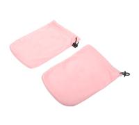 Zerodeko Guantes de Parafina Térmicos con Banda Elástica Cómodos y Ligeros para Terapia de Cera Caliente y Cuidado Hidratante de Manos Secas Rosa