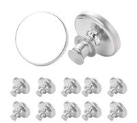 Zerodeko Hebillas Magnéticas para Cortinas 25mm 6 Pares 12 Piezas de Cierre Magnético Desmontable Clips para Cortinas Imanes para Pesas Cierre de Interior y Exterior