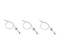 Zerodeko Herramienta De Dragado De Tuberías 3 Piezas Herramienta Serpiente Limpiadora De Desagües Palos Limpiadores De Drenaje Removedor De Obstrucciones De Drenaje Limpio Detergente