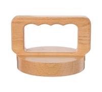 Zerodeko Herramienta de Impresión en Bloque de Madera Mango Ergonómico y Superficie Lisa Adecuado para Actividades de Manualidades y Grabado Artístico